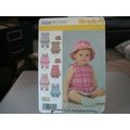Simplicity 4608 Babies Top, Pantaloons, Panties...