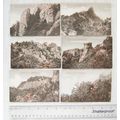 6x vintage postcards of Kankakei Gorge, Japan