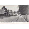 Old Cottages Sundridge Antique Postcard