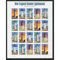New England Coastal Lighthouses Sheet of 20 Cur...