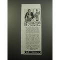 1933 A.1. Sauce Advertisement - If husbands cooked