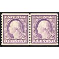 493, Mint NH Superb 3¢ Coil Pair - PSE Certific...