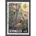 SEYCHELLES 1981 FLYING FOX BAT MAMMAL FAUNA ROU...