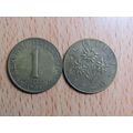 Austria 1968 1 Shilling Coin