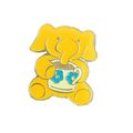 Elephant Pin Badge Enamel 2.2 cm x 2.5 cm Fun C...