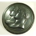 Antique Napoleon Bonaparte & Josephine Large Le...
