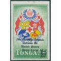 Tonga 1967 70s on £1 US Peace Corps imperf Offi...