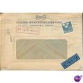 Sweden Airmail 1953 - Commercial cover