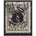 Po Mi 51 z: 10,000 Mk. on 8 Mk. Postage Due: Nu...