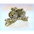 Sale Retro Fashion Grey Crystal Rhinestone Hair...