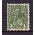 AUSTRALIA 1931 SG 125 1d GREEN FINE USED#2