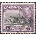 Cyprus 1938 - SG153 - 3/4pi black & violet - Pe...