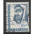 NETHERLANDS 1954 10c BLUE ST BONIFACE SG801 FIN...