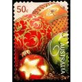 Australia 2008 Christmas 50c Used p&s Stamp Dec...
