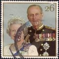 GB, Queen Elizabeth II and Prince Philip, 1997,...