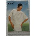 Vintage: Emu 1034A lacy top, Perle