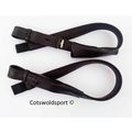 CS Webbers Stirrup Leathers T-Bar Dressage Clos...