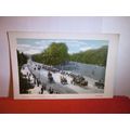 ROTTEN ROW, HYDE PARK, LONDON unused antique po...