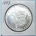 1893 Morgan Dollar. Replica.