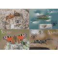 UKRAINE Maxi cards Kyiv. Fauna. Insects of Ukra...