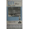 1969 programme Manchester City v. Luton town, C...