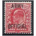 1902 O49 1d Scarlet Army Official Mounted Mint ...