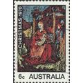 AUSTRALIA, CHRISTMAS, Madonna, William Beasley, red-brown 1970, 6c, #9