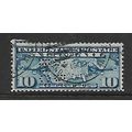 USA 1926 AIR 10c BLUE ( PERFINED ) SG A628 FINE...