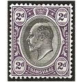 Transvaal 1902 SG246 2d Black & Purple Mounted ...