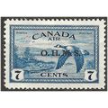 Canada 1949 O171 7c Blue AIR OHMS Official Moun...