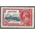 Ascension Island 1935 SG31 1 1/2d Deep Blue & S...
