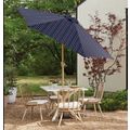 9' Round Dashed Lines Outdoor Patio Market Umbr...