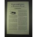 1940 Westinghouse Ad - Tough Steer to Tender Steak