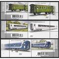 Ukraine Mi 1256 Zf/8 Zf: Passenger Coaches