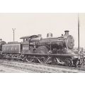 LNER 8021 Driver and Train Postcard