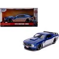1970 Ford Mustang Boss Blue Metallic and Silver...