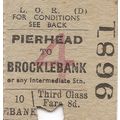 Liverpool Overhead Railway Edmondson Ticket - P...