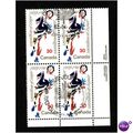 CANADA 1982 TERRY FOX SG 1044 PLATE BLOCK 4 FIN...