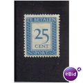 NETHERLANDS 1947 OFFICIAL 25C BLUE M/H SGD671