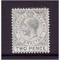 GIBRALTAR 1912 SG 78 2d GREYISH SLATE M / MINT