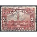 Canada 1927 SG268 3c Carmine Good Used ..