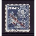MALTA 1948 SG240 3d BLUE FINE USED #1