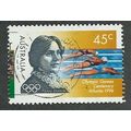 AUS 1996 45c 'OLYMPICS -FANNY DURACK' FINE USED...