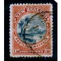 NEW ZEALAND 1896 SG 247 1d LAKE TAUPO AND MT RU...