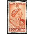 Zanzibar 1949 SG333 20c Orange Royal Silver Wed...