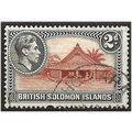 Solomon Isalnds 1938 SG63 2d Orange-Brown & Bla...