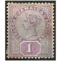 Jamaica 1889 SG27 1d Purple & Mauve Wmk Crown C...