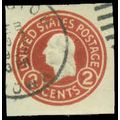 Used U429b 2c George Washington Fine Cut Square...