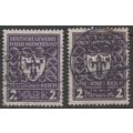 Mi: 200a,b; used; 1922 Cat € 172.50