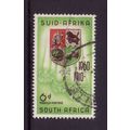 SOUTH AFRICA 1960 SG 180 6d UNION ARMS FINE USED#